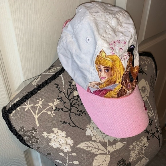 DISNEY Princess Pink & White Baseball cap XS Y2K - Picture 5 of 8